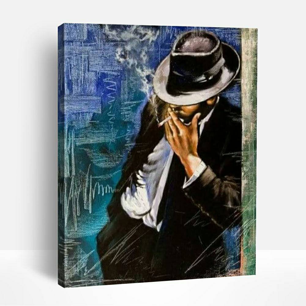 Smoking Man | Paint By Numbers