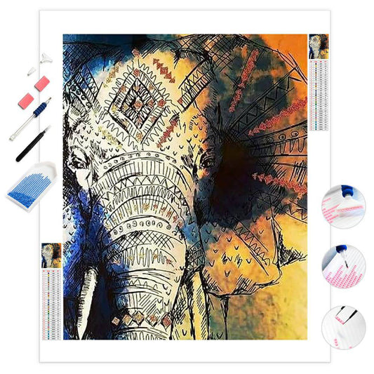 Namaste Elephante | Diamond Painting