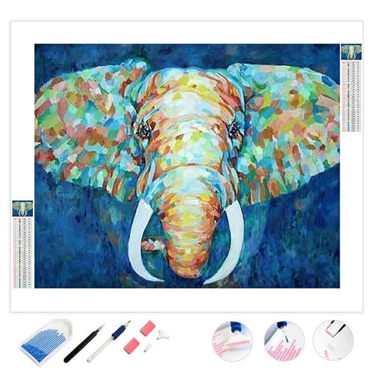 Colorful Elephant | Diamond Painting