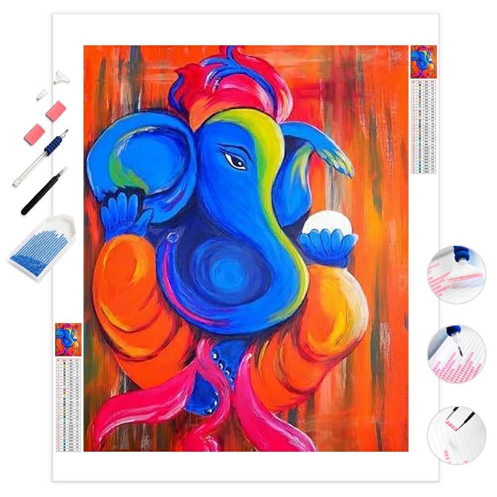 Elephant Ganesha | Diamond Painting