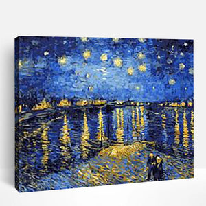 Starry Night Over The Rhone | Paint By Numbers