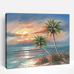 Tropical Palm Trees | Paint By Numbers