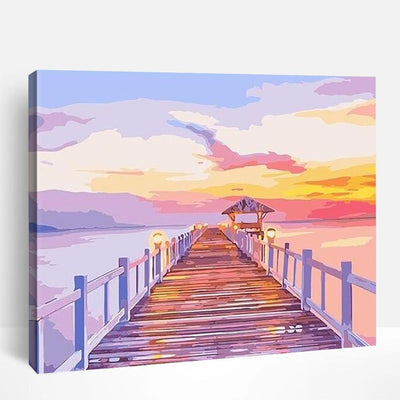 Jetty and Sunset | Paint By Numbers