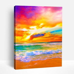 Vibrant Beach | Paint By Numbers