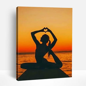 Yoga Silhouette | Paint By Numbers