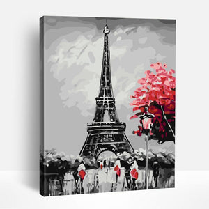 Vintage Eiffel Tower | Paint By Numbers