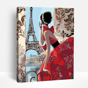 Beauty and Eiffel | Paint By Numbers