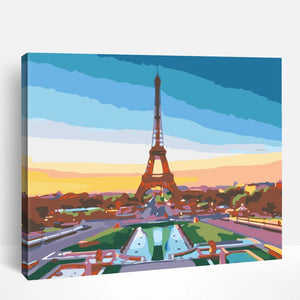 Paris Skyline | Paint By Numbers