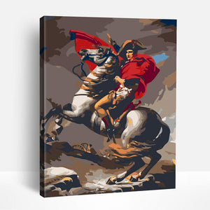 Napoleon Crossing the Alps | Paint By Numbers