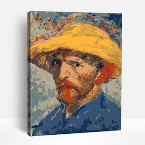 Portrait with Straw Hat - Van Gogh | Paint By Numbers