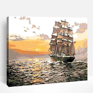 Sailing into Sunset | Paint By Numbers