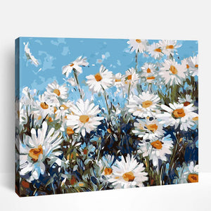 White Daisies | Paint By Numbers