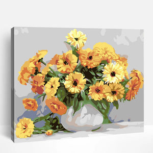 Small Sunflowers | Paint By Numbers