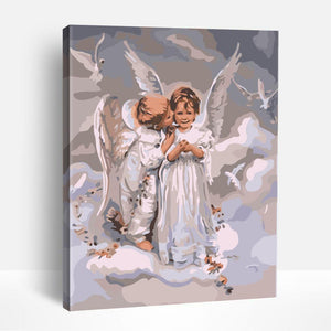 Angels on Clouds | Paint By Numbers