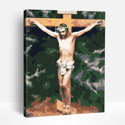 Jesus and Cross | Paint By Numbers