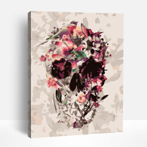 Floral Skulls | Paint By Numbers