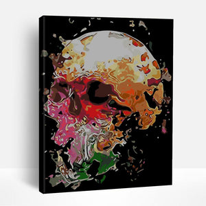 Abstract Skull | Paint By Numbers