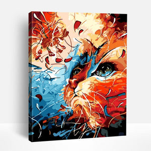 Vibrant Cat | Paint By Numbers