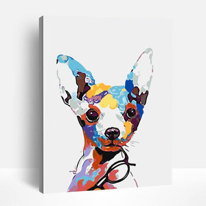 Colorful Chihuahua | Paint By Numbers