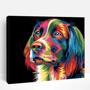 Colorful Dog | Paint By Numbers