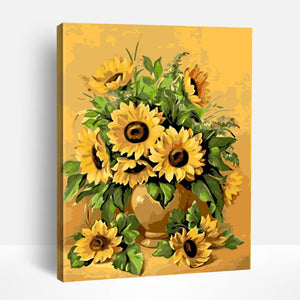 Sunflower Bouquet Vase | Paint By Numbers