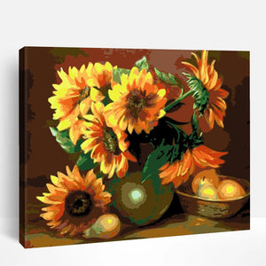 Sunflowrs and Lemons | Paint By Numbers