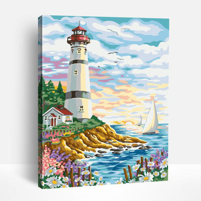 Sunny Lighthouse | Paint By Numbers