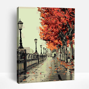 Paris Autumn Walk | Paint By Numbers