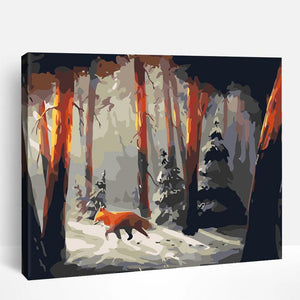 Fox in Woods | Paint By Numbers