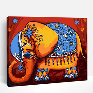 Royal Indian Elephant | Paint By Numbers