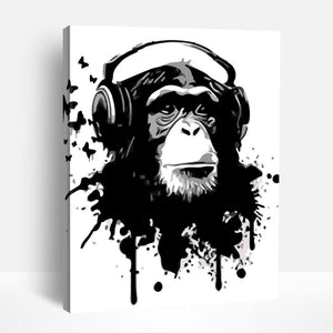 Musical Monkey | Paint By Numbers