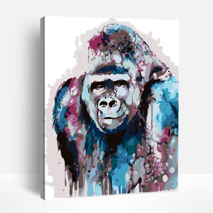 Colorful Gorilla | Paint By Numbers