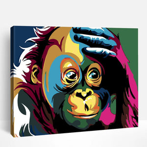 Colorful Monkey | Paint By Numbers