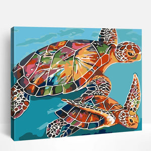 Turtle and Friends | Paint By Numbers