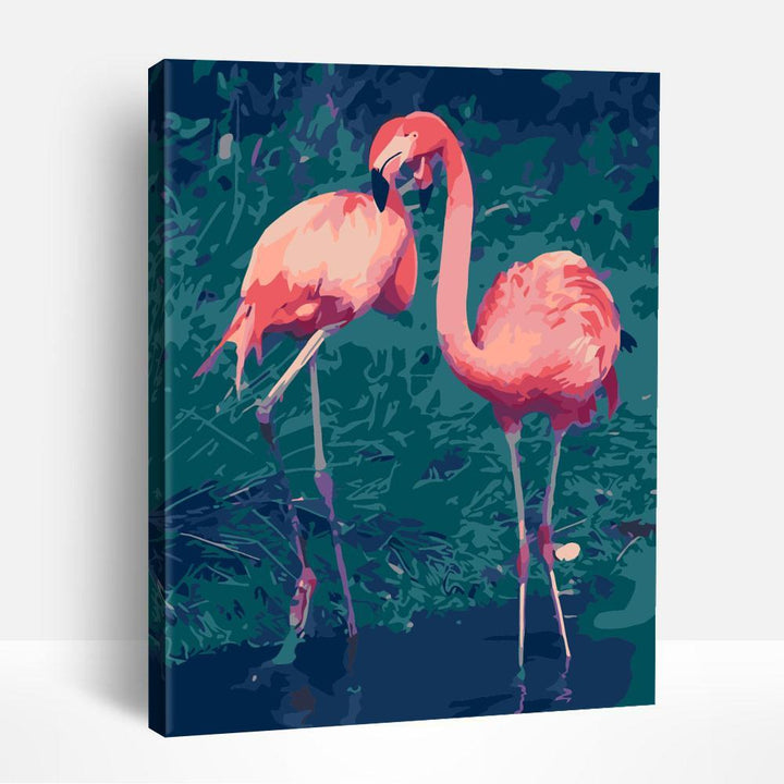 Coloring Flamingo | Paint By Numbers