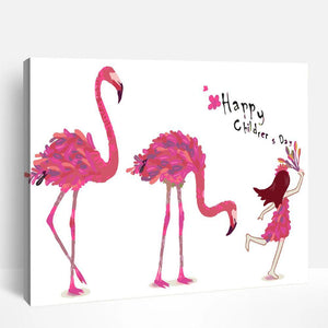 Pink Flamingos | Paint By Numbers