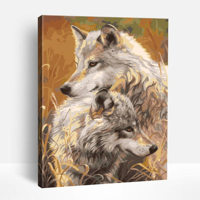 Wolf Romance | Paint By Numbers