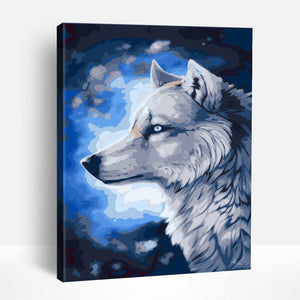 Frozen Night Wolf | Paint By Numbers