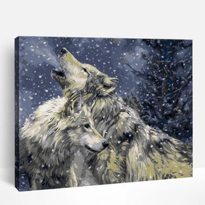 Arctic Wolves | Paint By Numbers