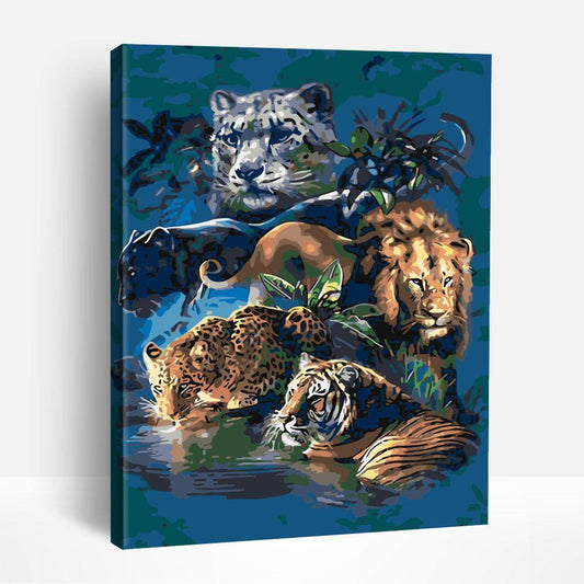 Tigers & Lions | Paint By Numbers