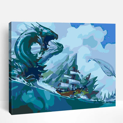 Blue Dragon | Paint By Numbers