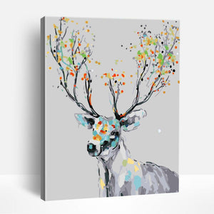 Regal Antlered Stag | Paint By Numbers