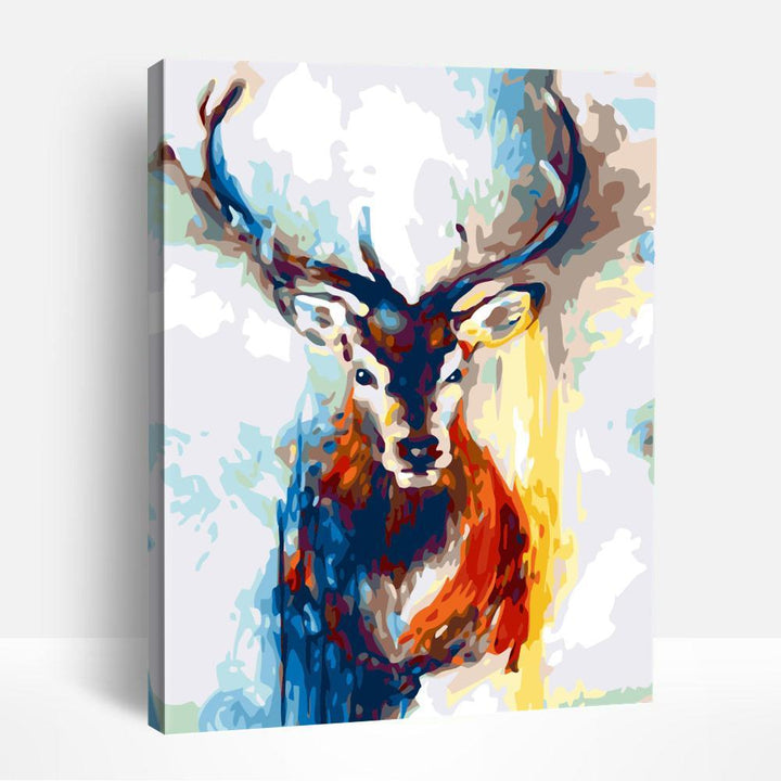 Splatter Deer | Paint By Numbers