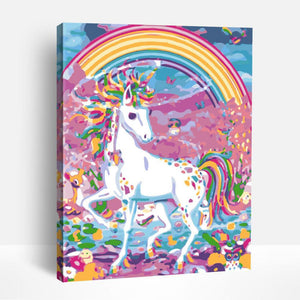 Unicorn and Rainbow | Paint By Numbers