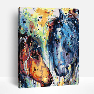 Vivid Horses | Paint By Numbers