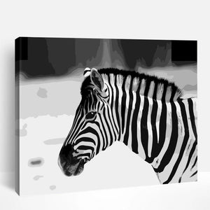 Zebra Portrait | Paint By Numbers