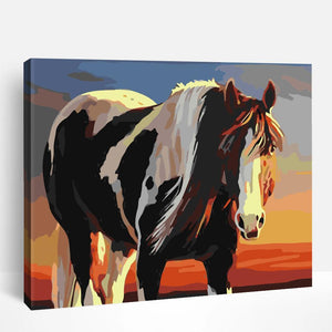 Horse at Sunset | Paint By Numbers