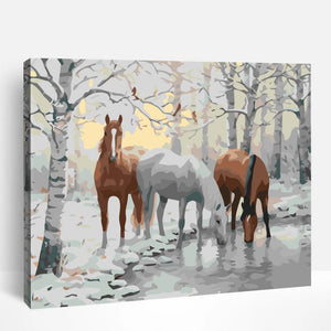 Horses | Paint By Numbers