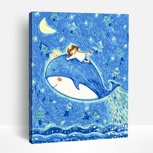 Cute Whale | Paint By Numbers