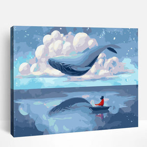 Whale and Reflections | Paint By Numbers